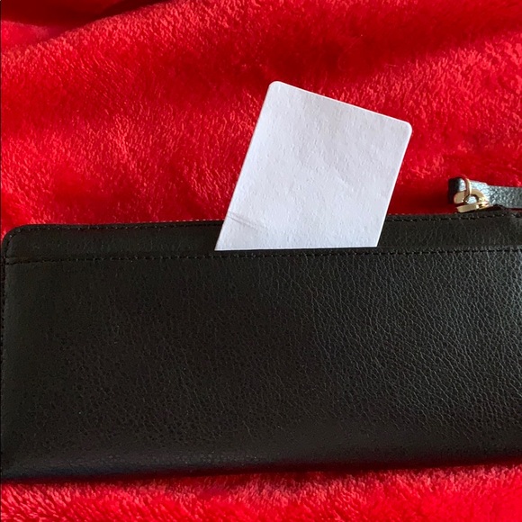 Kate Spade renny drive black zip around wallet - Picture 2 of 7